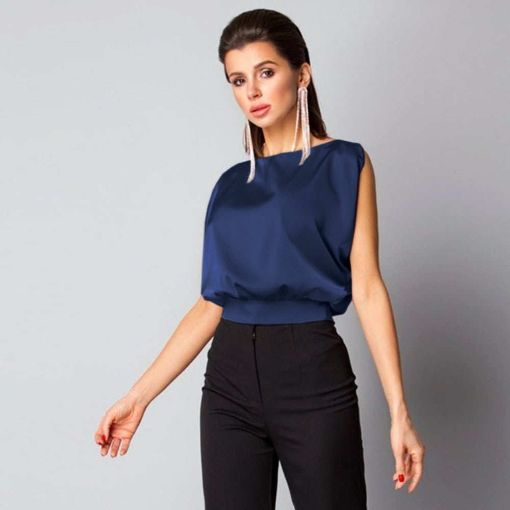 Althea Satin Tie-Back Top