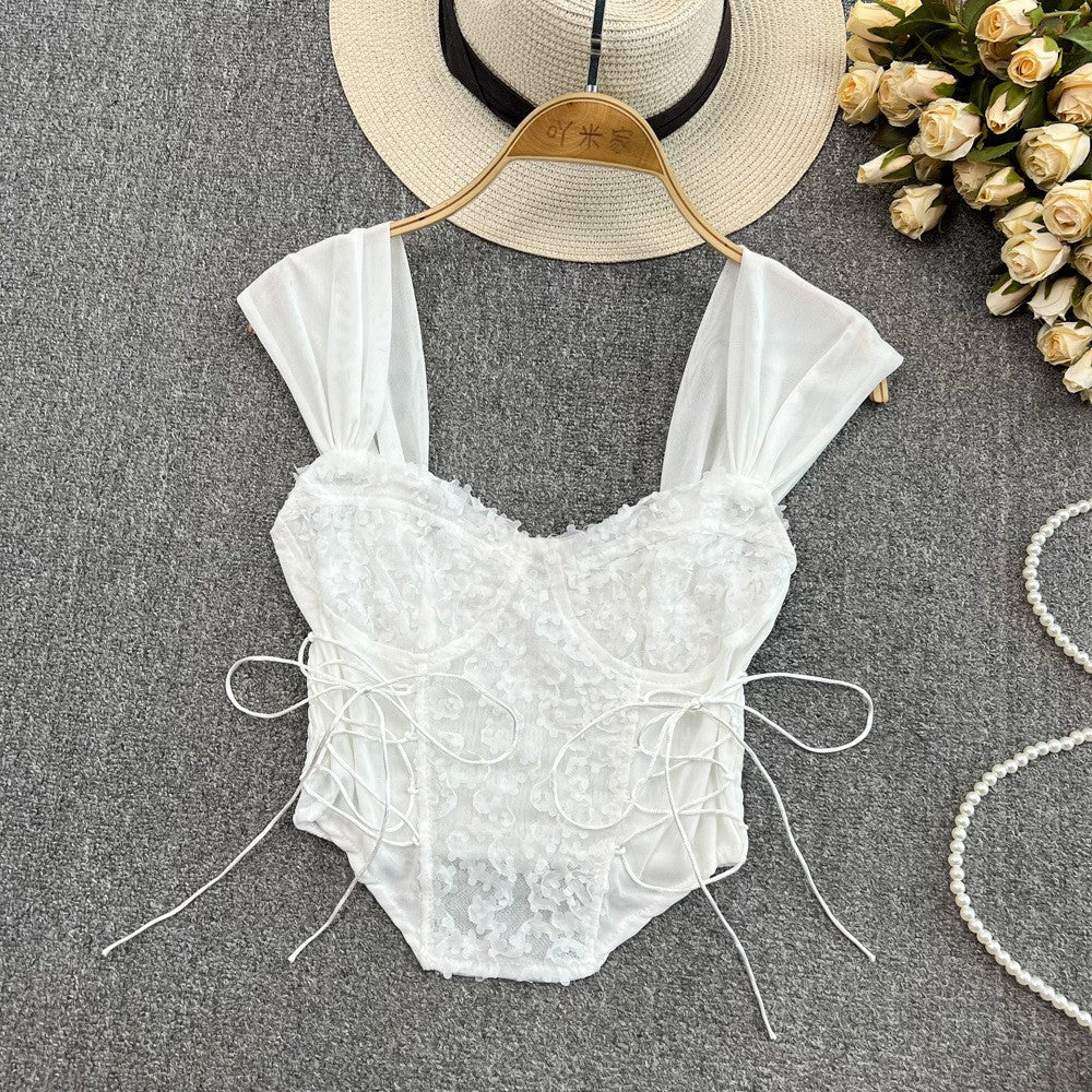 Selene Lace Tube Vest