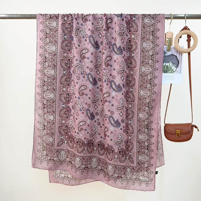 Isolde Floral Silk Shawl