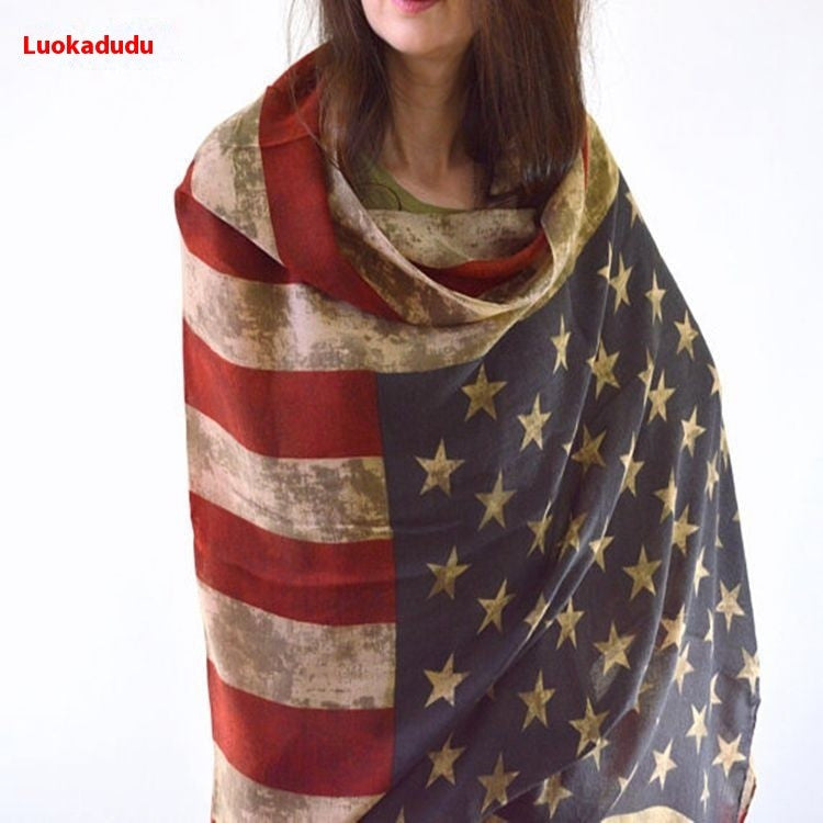 Liberty Flag Summer Shawl
