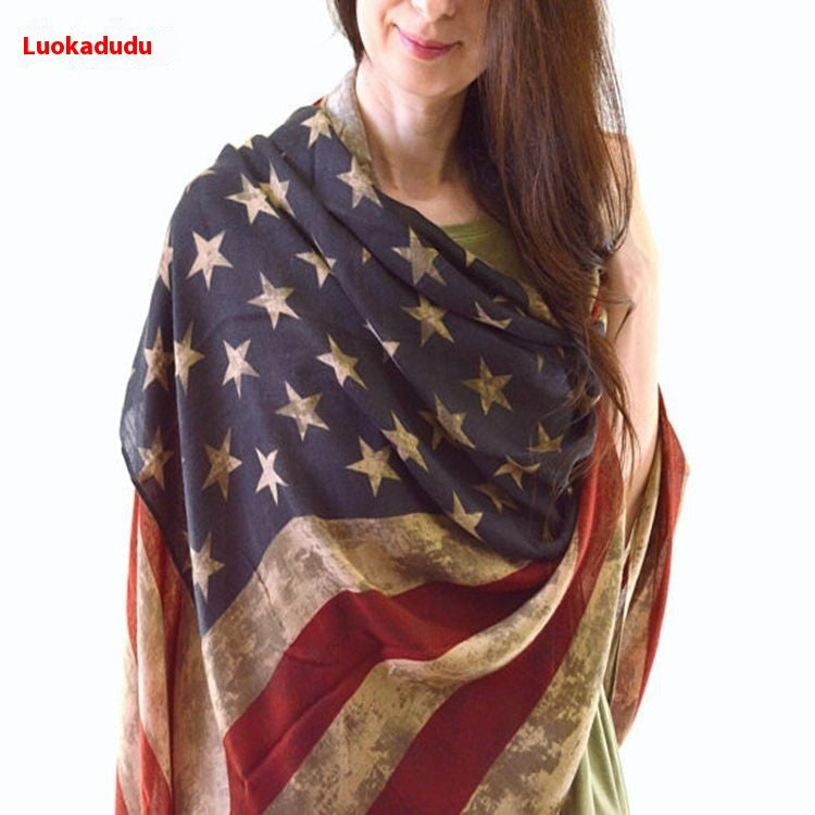 Liberty Flag Summer Shawl