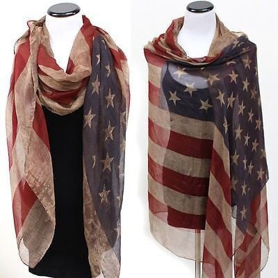 Liberty Flag Summer Shawl