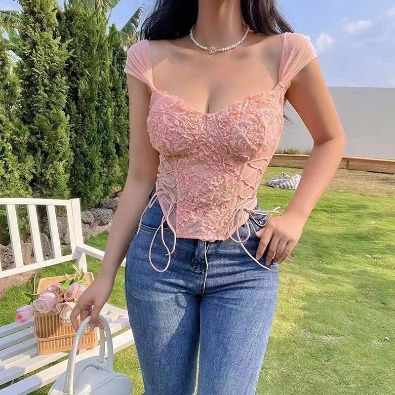 Selene Lace Tube Vest