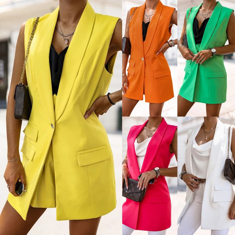 Sienna Mid-Length Vest Jacket