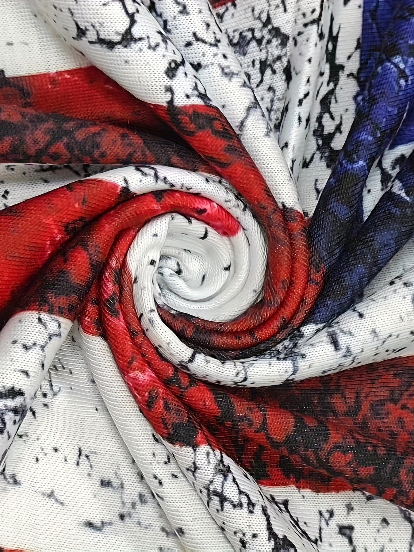 Solace Flag Print Zip Tee